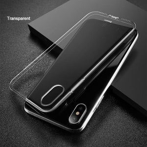 Baseus Ultra Thin TPU Case For iPhone X Dirt-resistant Case Transparent Soft Silicone High Transparency Case For iPhone X Cover