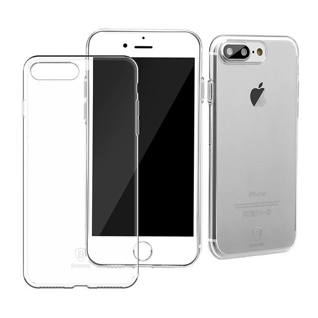 Baseus Ultra Thin Case For iPhone 7 Fashion Soft Silicone Case For iPhone 7 7 Plus Cover Protective Shell Clear Back Phone Cases