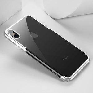 Baseus For iPhone X Xs Case Luxury Plating Hard Plastic Phone Case For iPhone Xs XR XS Max 2018 Cases Thin Back Cover Coque