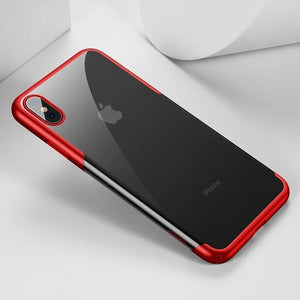 Baseus For iPhone X Xs Case Luxury Plating Hard Plastic Phone Case For iPhone Xs XR XS Max 2018 Cases Thin Back Cover Coque