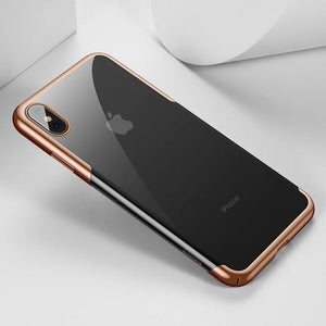 Baseus For iPhone X Xs Case Luxury Plating Hard Plastic Phone Case For iPhone Xs XR XS Max 2018 Cases Thin Back Cover Coque