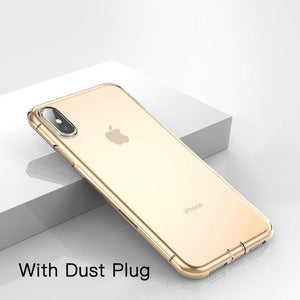 Baseus Ultra Thin Transparent Case For iPhone Xs Xs Max XR 2018 Luxury Soft Silicone Back Cover For iPhone Xs Xs Max Case