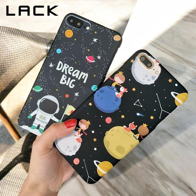 LACK Universe Series Couples Phone Case For iphone XS Max X XR 8 7 6 S Plus Back Cover Hard PC Cases Lovely Cartoon Starry Capa