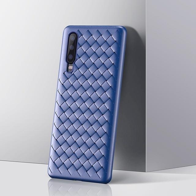 Baseus For Huawei P30 P30 Pro Case Luxury Weaving Grid Pattern Case For Huawei P30 Pro Back Phone Cover Ultra Thin Soft Coque