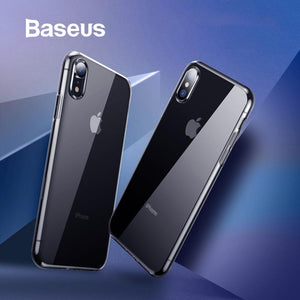 Baseus Ultra Thin Transparent Case For iPhone Xs Xs Max XR 2018 Luxury Soft Silicone Back Cover For iPhone Xs Xs Max Case