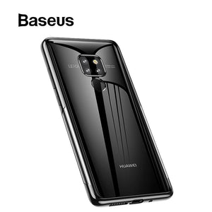 Baseus Luxury Plating TPU Case For Huawei Mate 20 Ultra Thin Soft Silicone Case For Huawei Mate 20 Pro Phone Cover Transparent